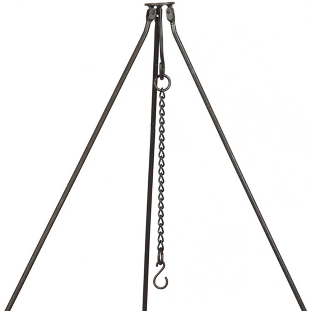 Gardeco Galvanised Steel Adjustable Fire Pit Cooking Tripod 50 to 100cm Image 2