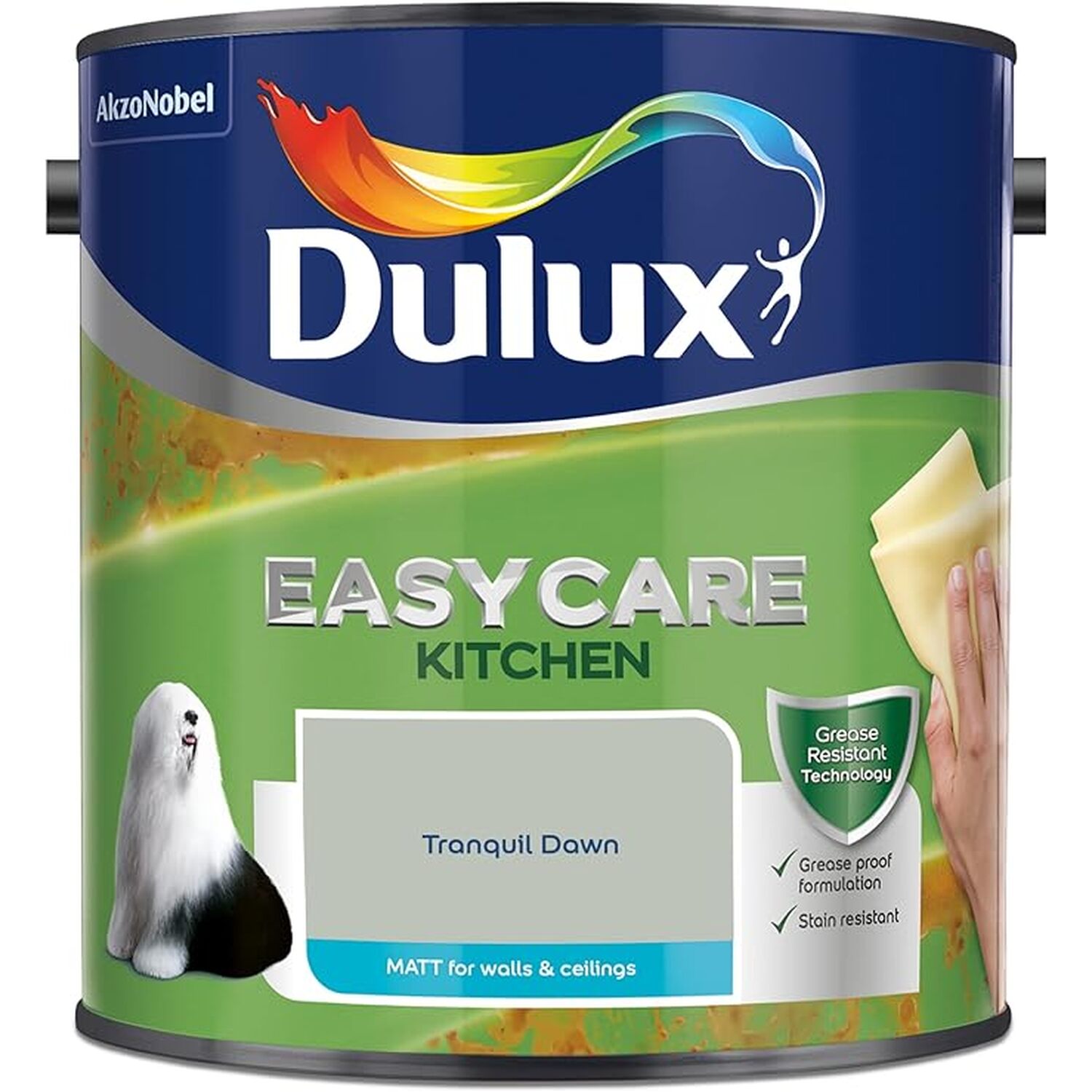 Dulux Easycare Kitchen Tranquil Dawn Matt Emulsion Paint 2.5L Image 2