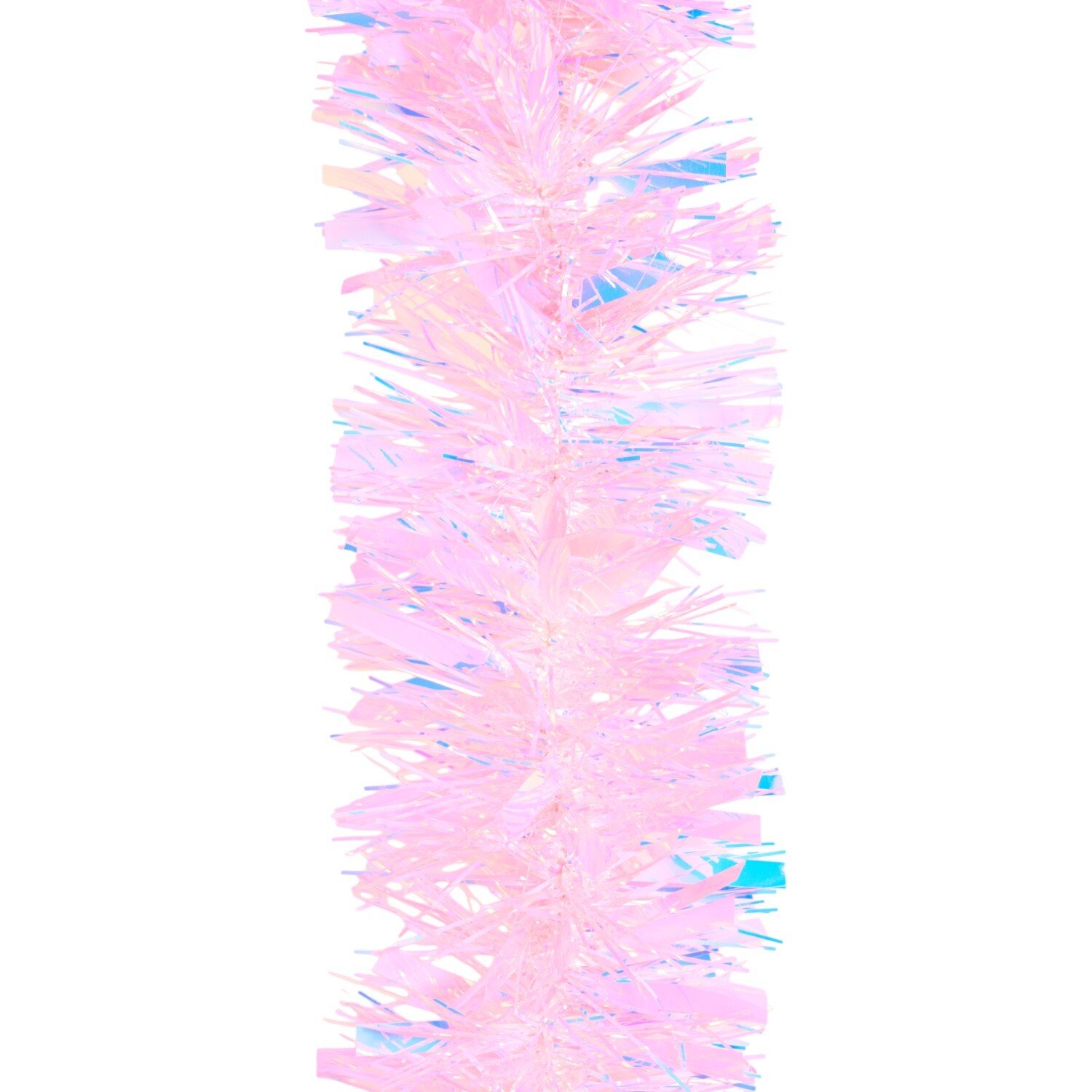 Chunky Neon Tinsel Pink Image 1