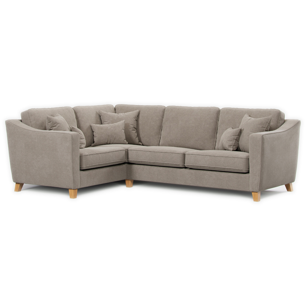 Marlon 3 Seater City Stone Right Hand Corner Sofa Image 2