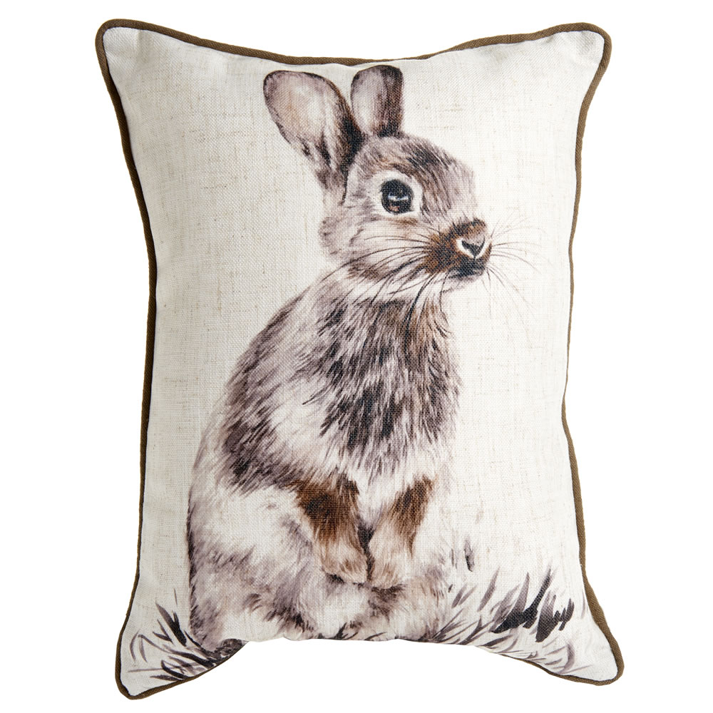Wilko Bunny Cushion 43 x 33cm Image 1