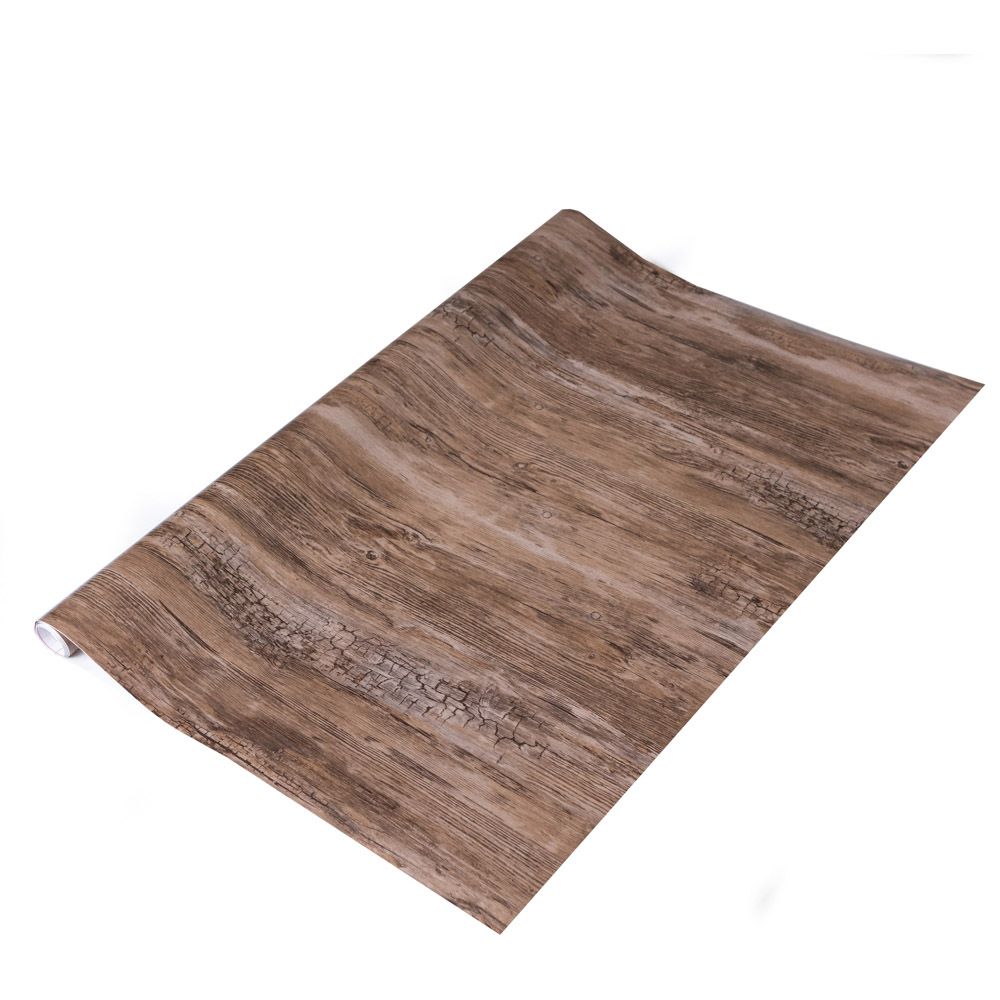 d-c-fix Rustic Wood Sticky Back Plastic Vinyl Wrap Film 90cm x 15m Image 2