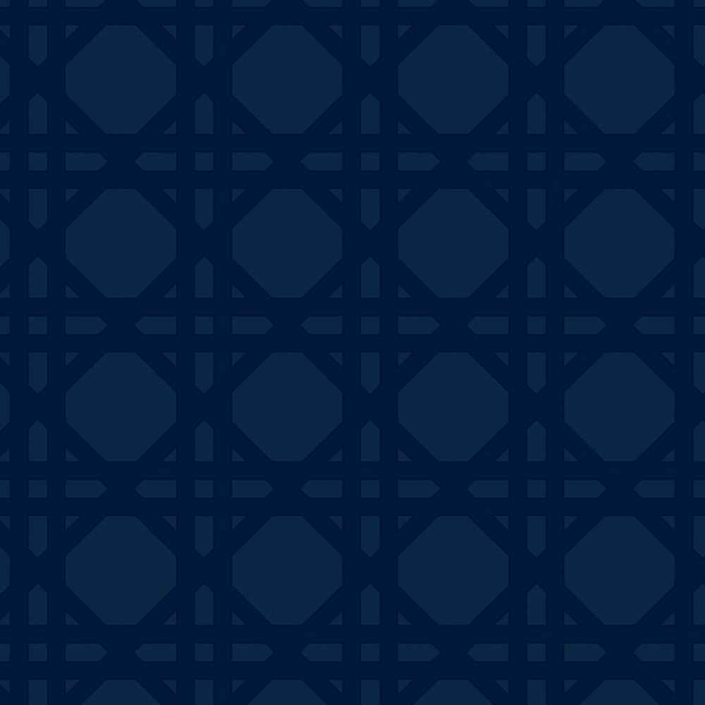 Superfresco Easy Rattan Geo Navy Wallpaper Image 3