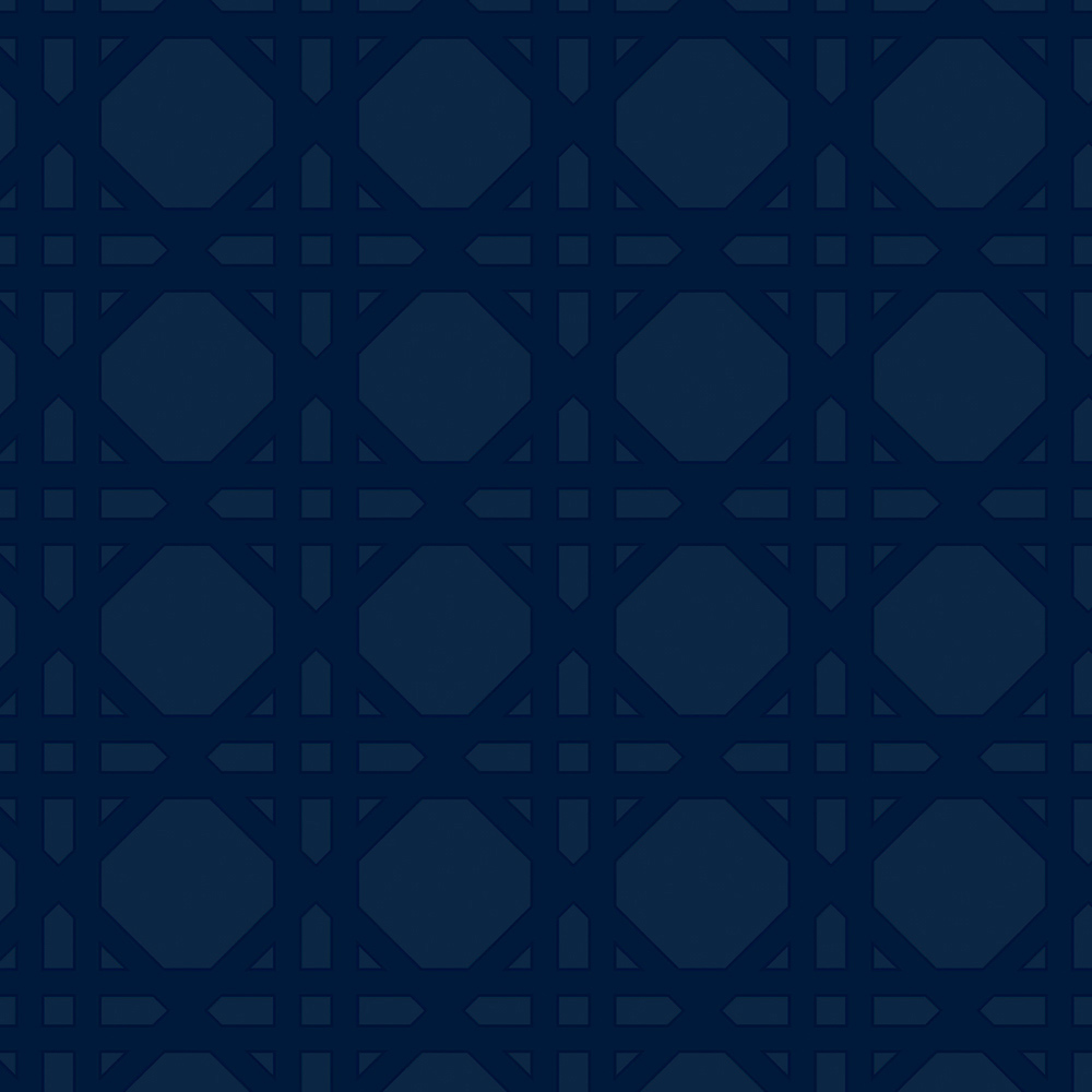 Superfresco Easy Rattan Geo Navy Wallpaper Image 3