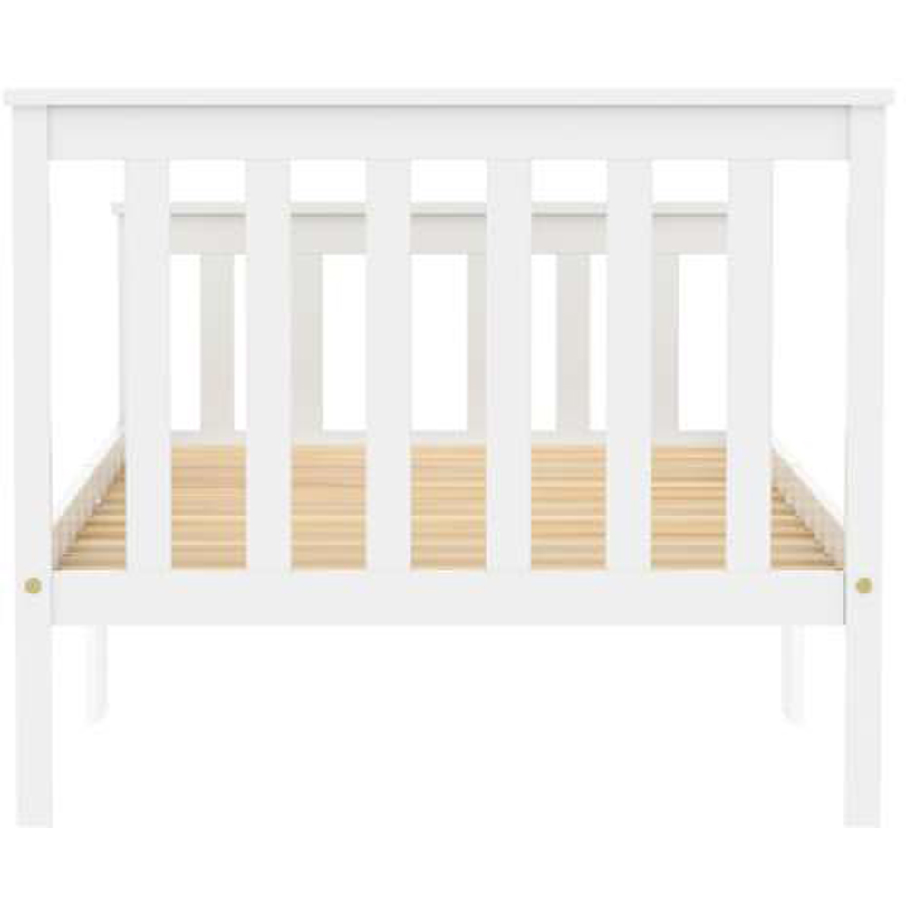 Oxford Single White Bed Image 5