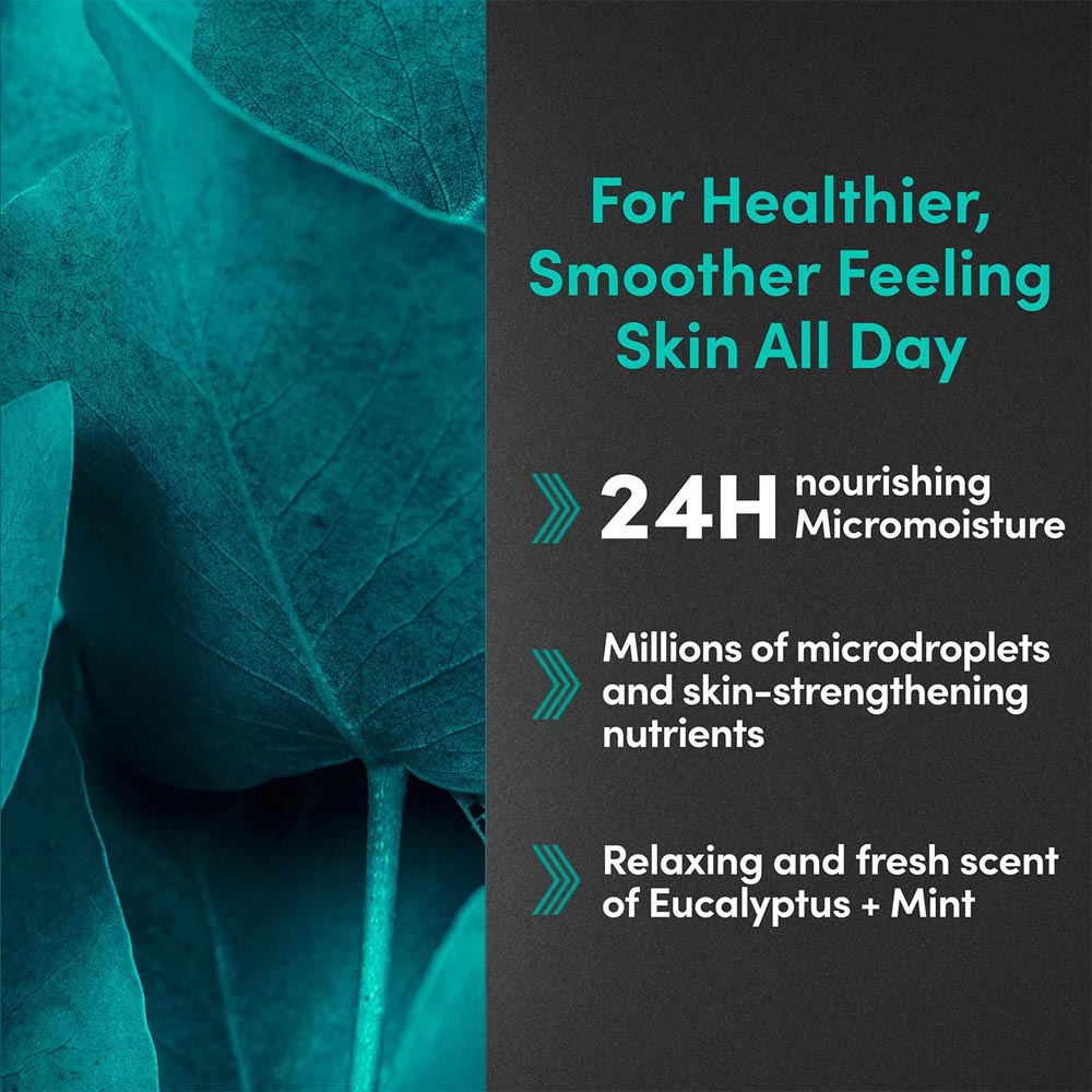 Dove Men + Care Eucalyptus and Mint 3-in-1 Body Face and Hair Wash 400ml 3 Pack Image 7