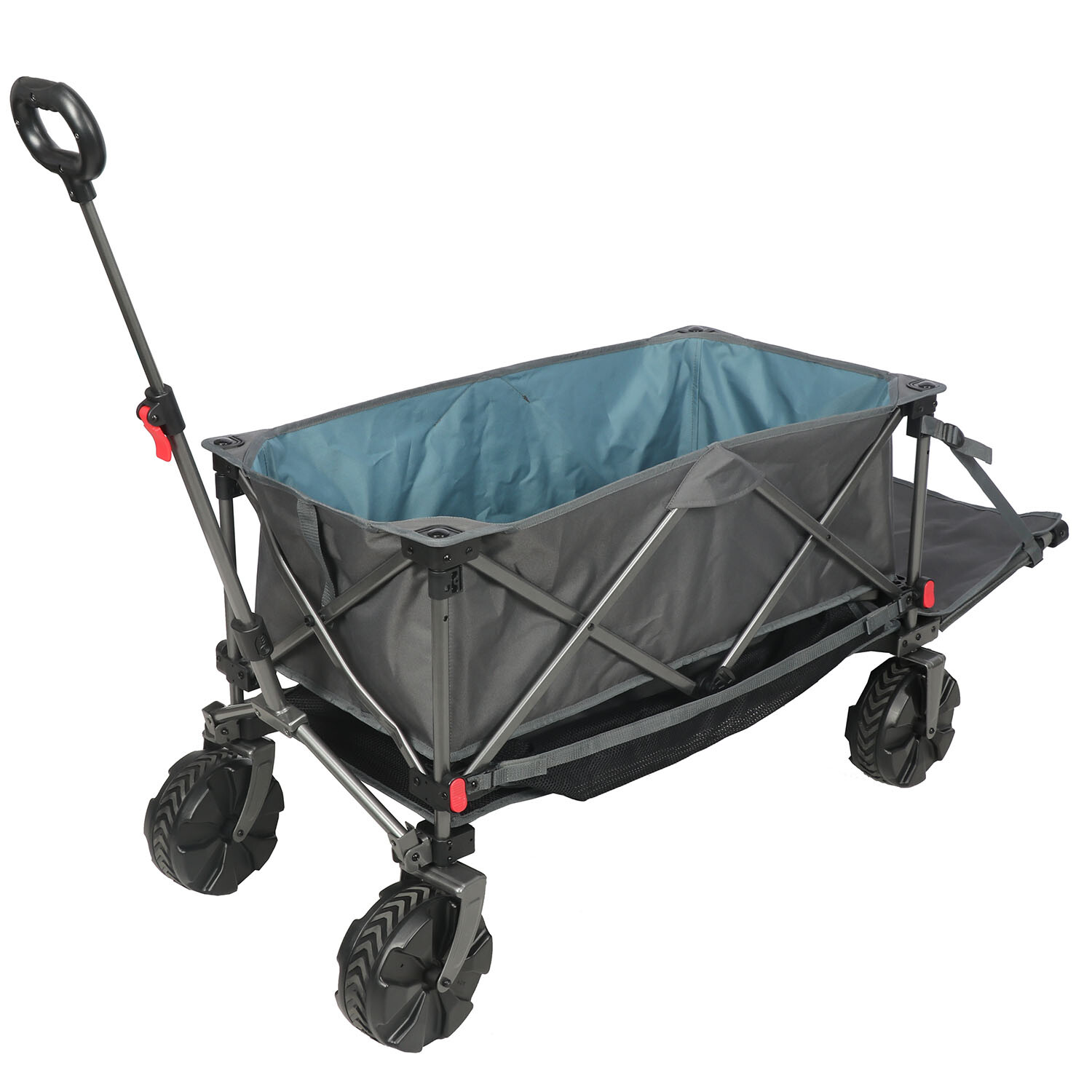 Double Decker Camping Cart - Grey and Black Image 4