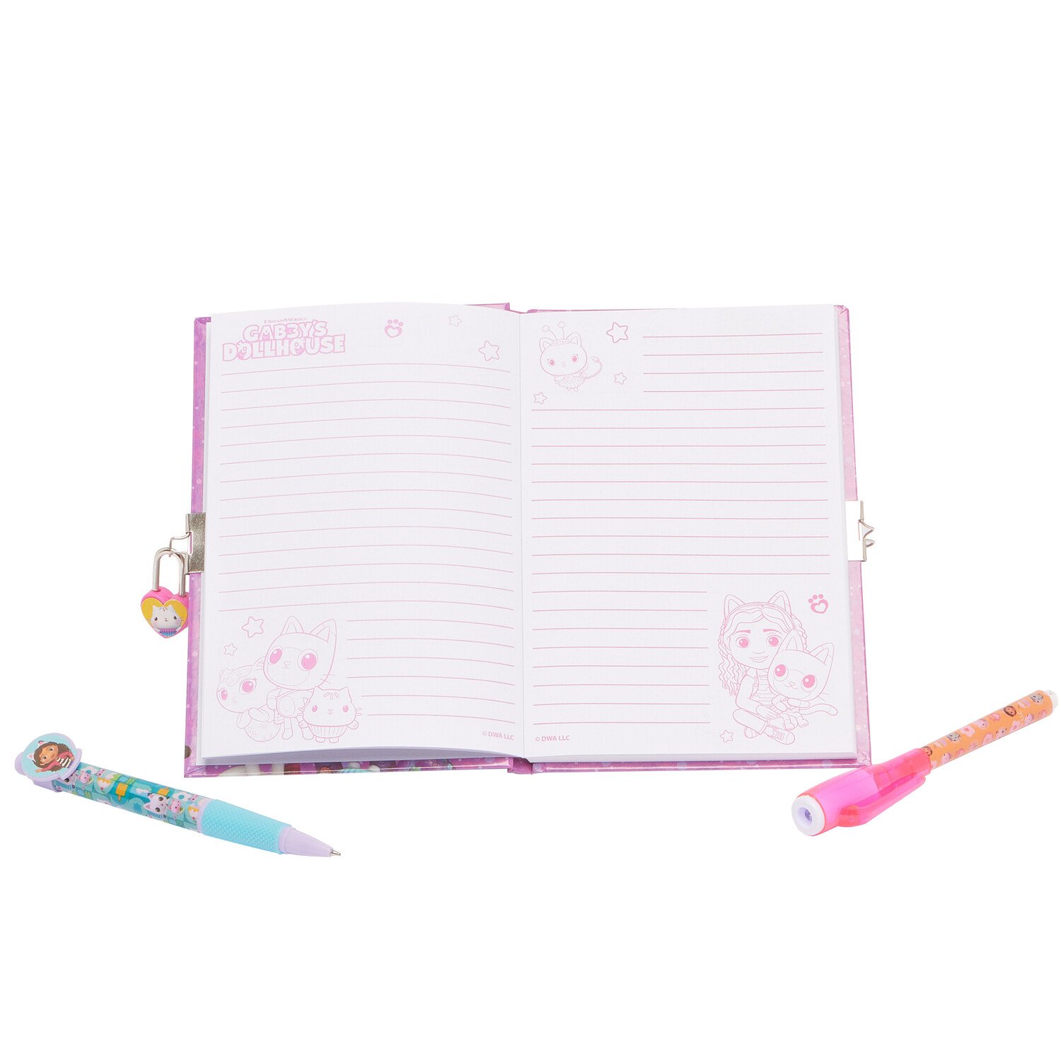 Gabby's Dollhouse Secret Diary Set - Purple Image 7