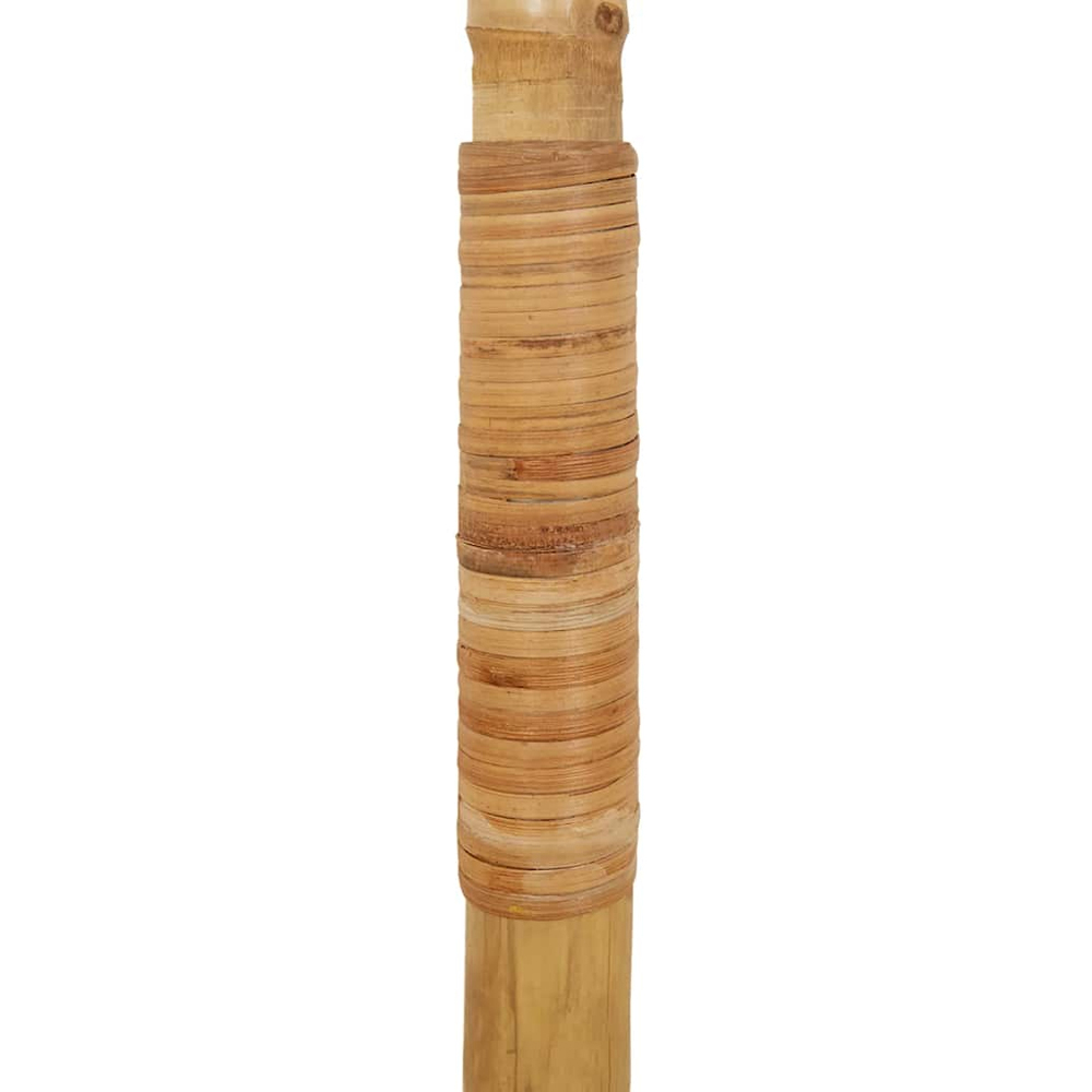 vidaXL Bamboo Foldable Garden Parasol with Banana Leaf Roof 2.1m Image 5