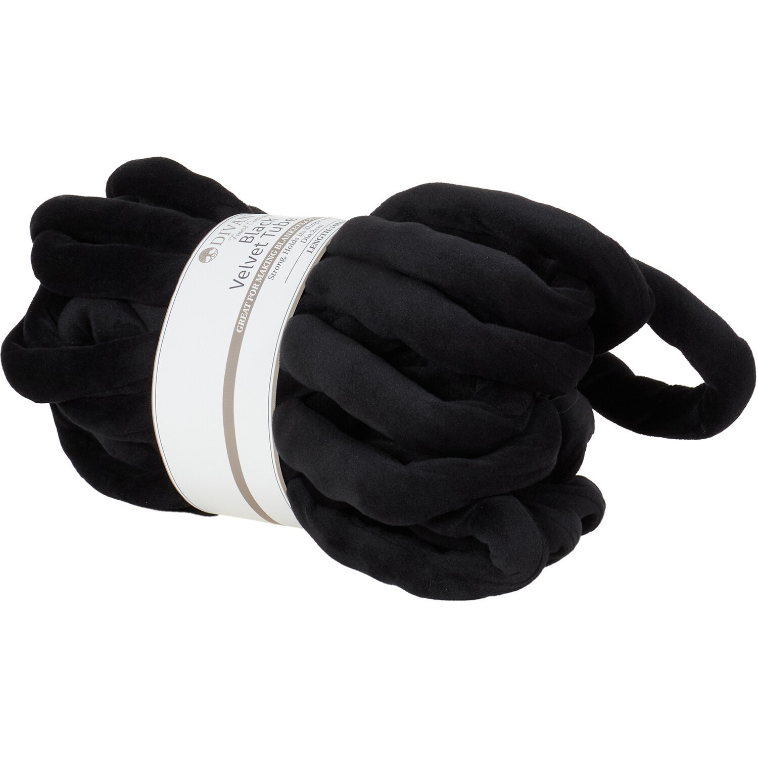 Divante Black Velvet Tube Yarn 624g Image 2