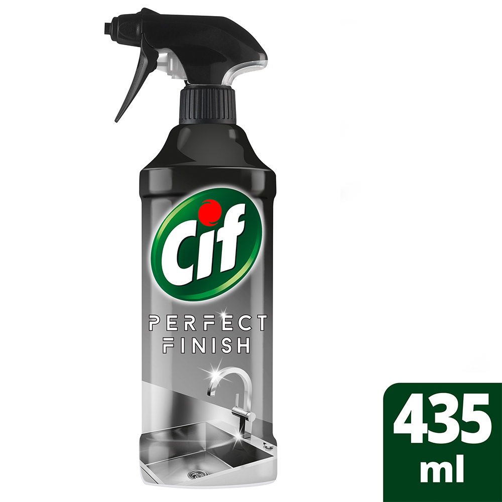Cif Perfect Finish Stainless Steel Spray 435ml Image 2