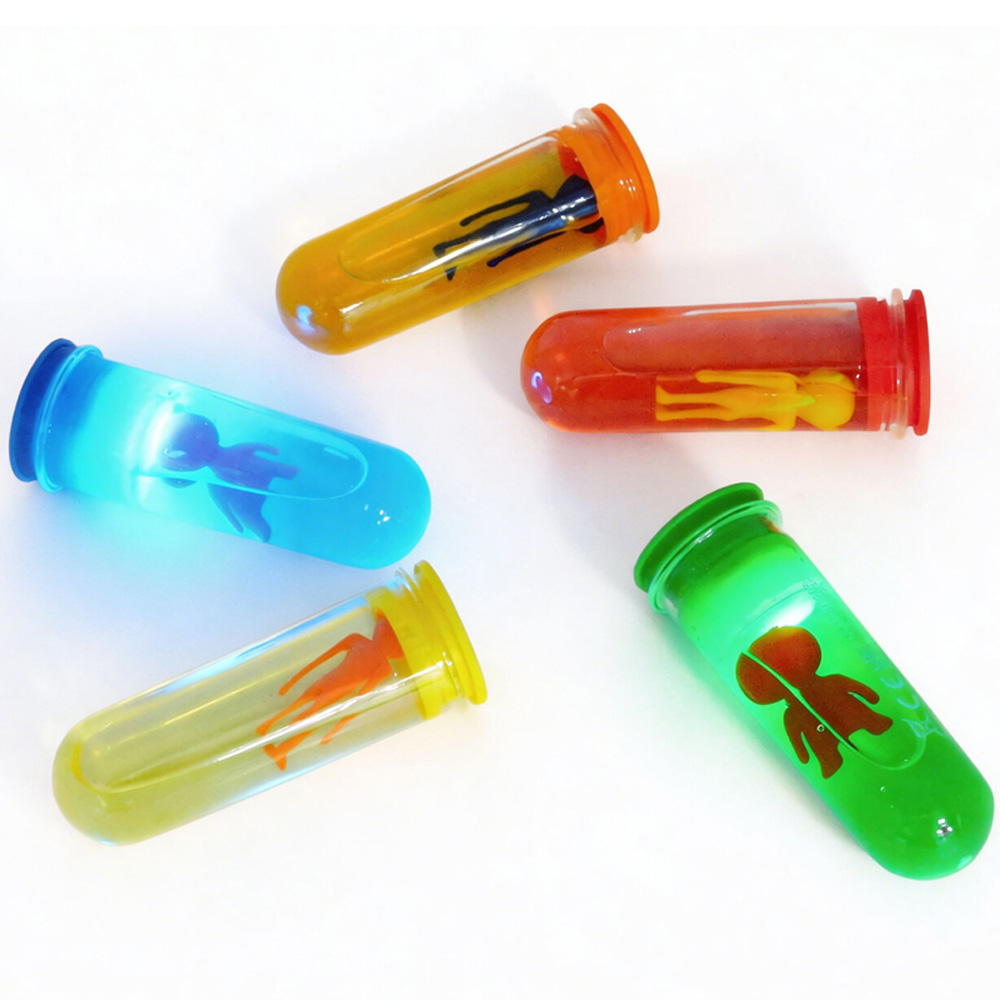 Pack of 5 Alien Slime Test Tubes Image 3