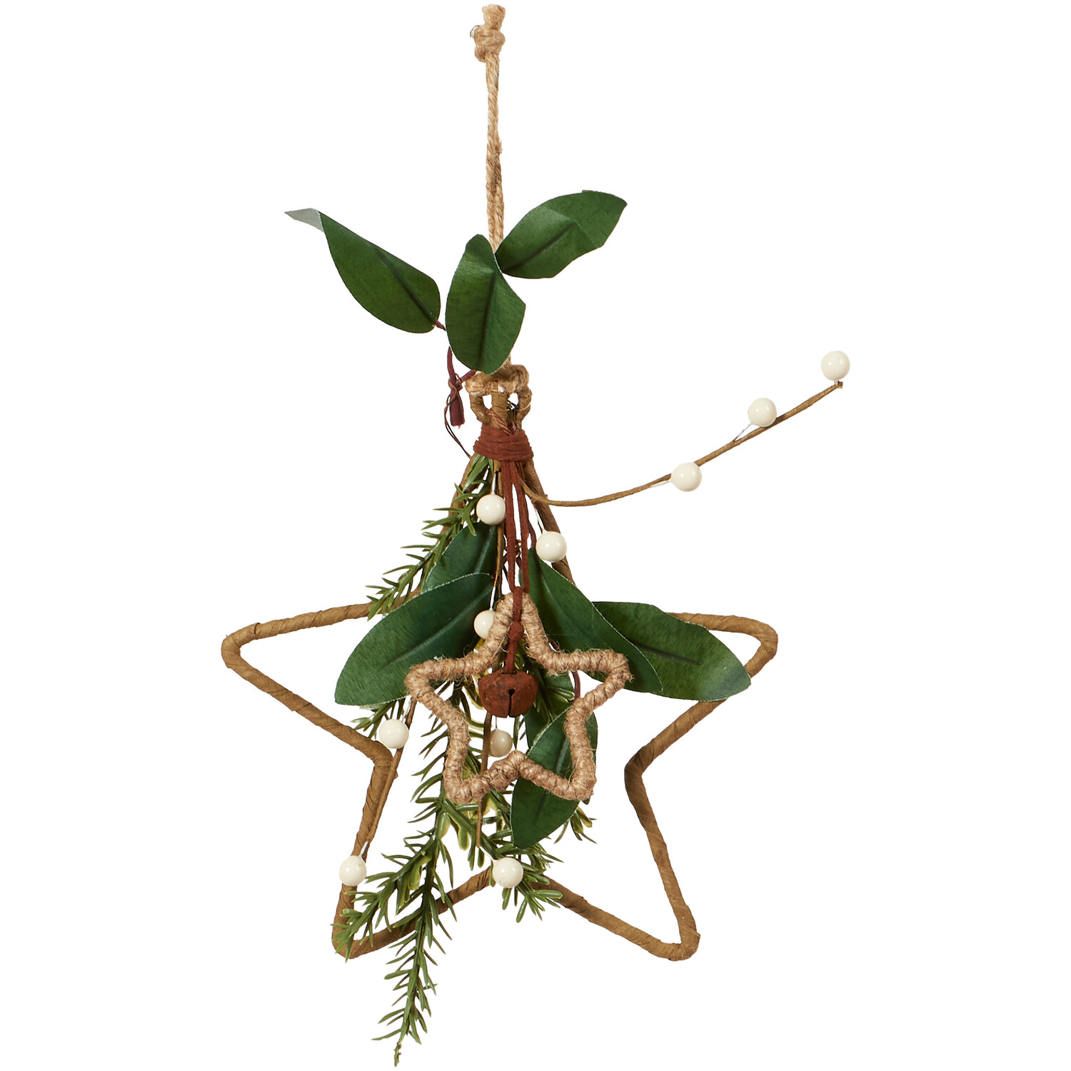 Hanging Floristry Star Decoration Image 1