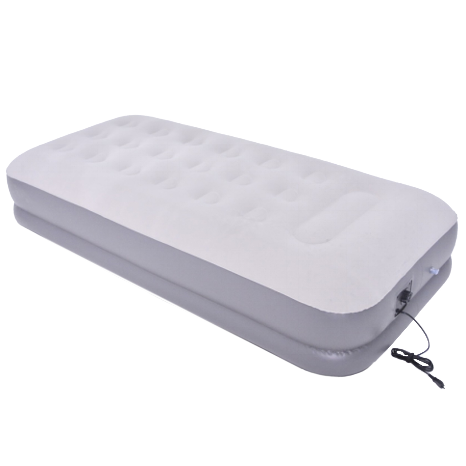 High Raised Twin Size Airbed with Pump Image 1