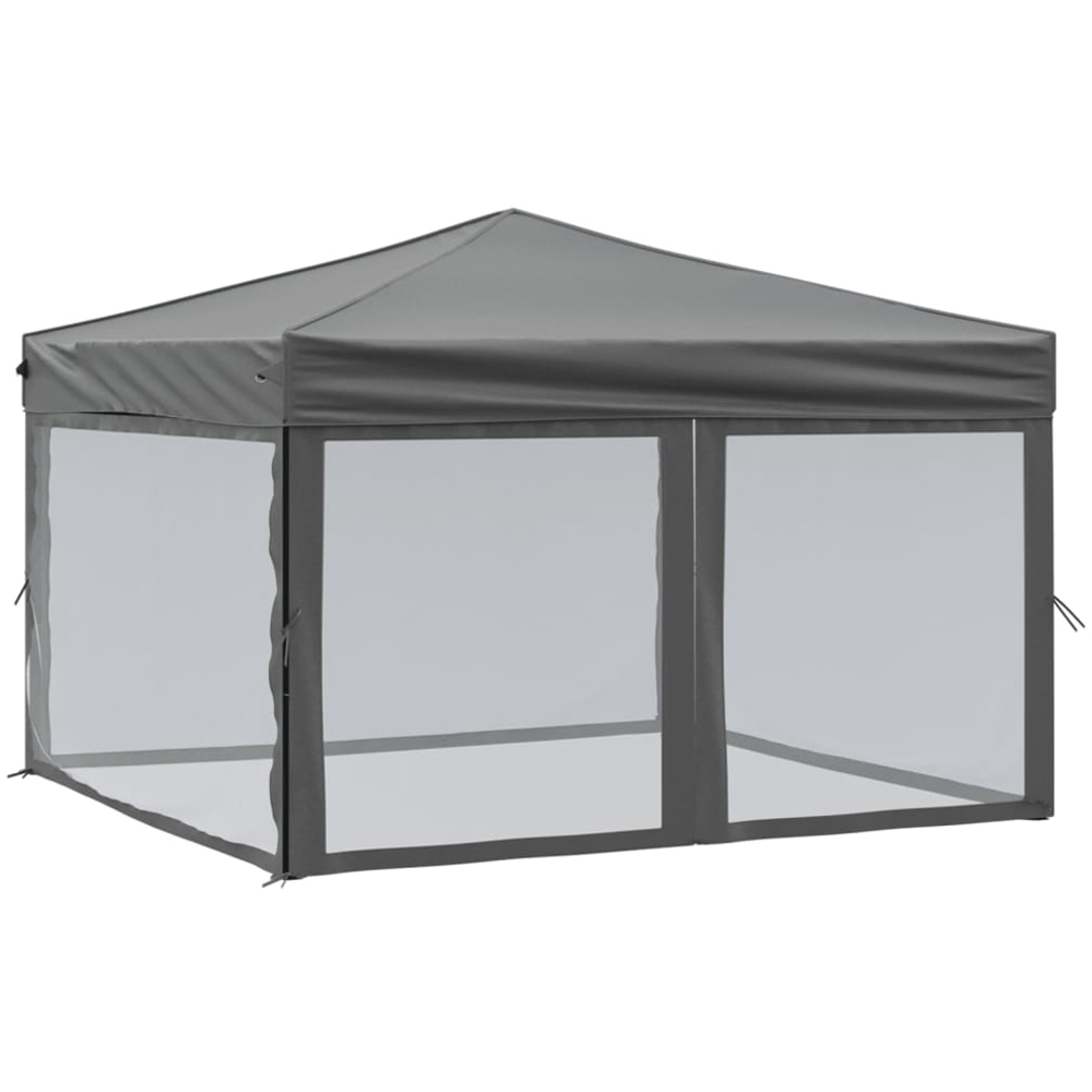 vidaXL 3 x 3m Anthracite Party Tent with Sidewalls Image 2