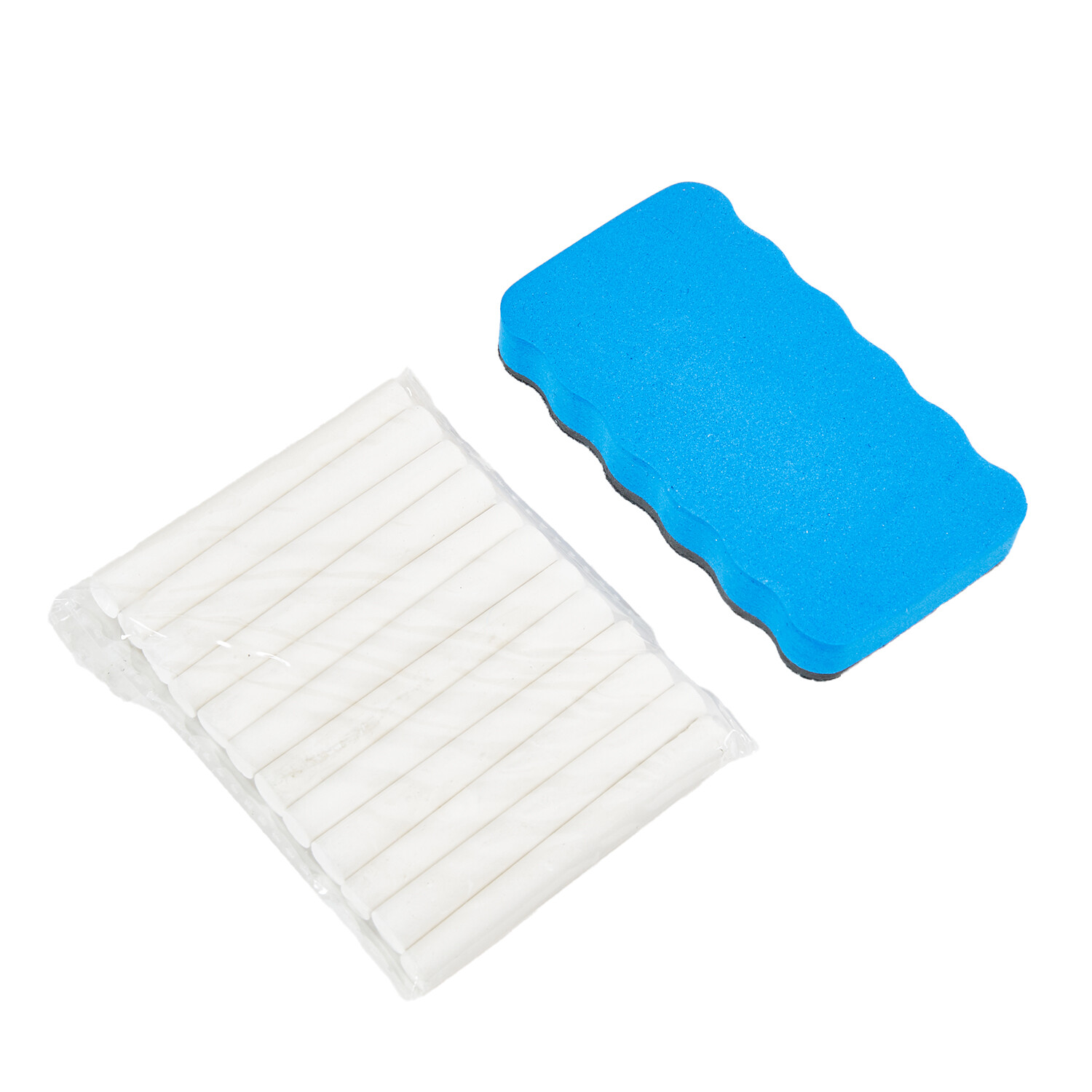 Large Blackboard Set with 2 Chalk Packs and Eraser Image 3