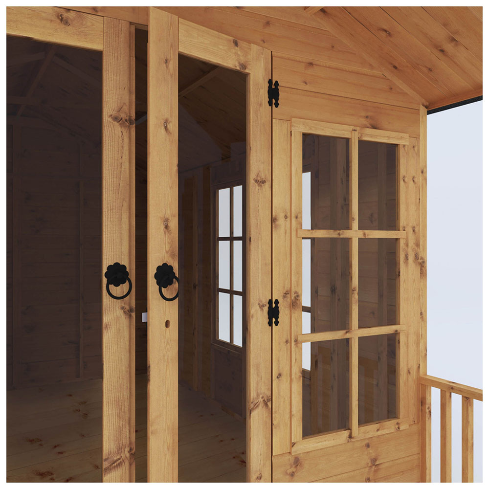 Mercia 12 x 8ft Double Door Premium Traditional Summerhouse Image 3