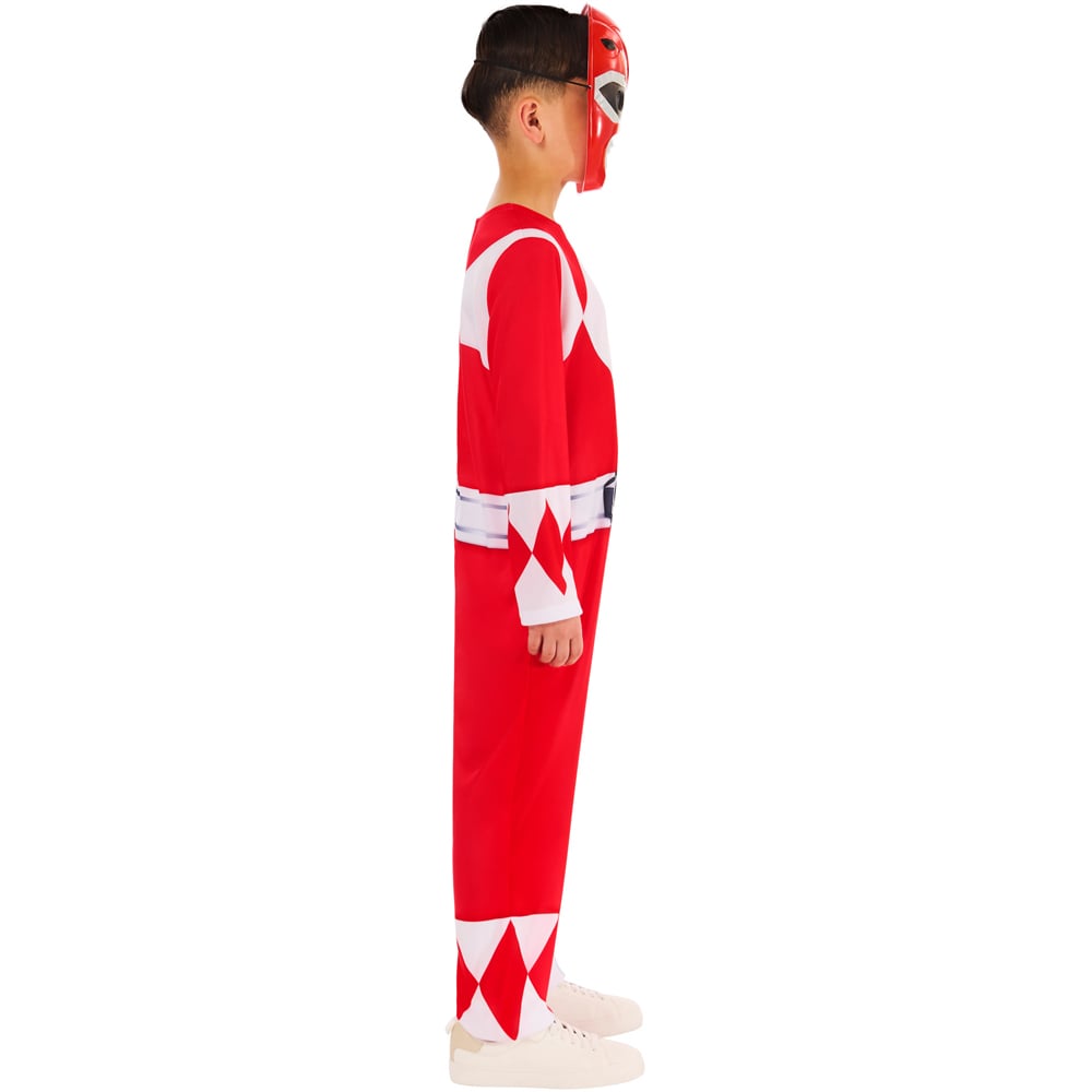 Power Rangers Mighty Morphin Red Ranger Costume Age 5 to 6 Years Image 3
