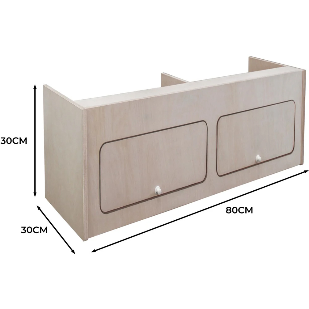 MonsterShop Overhead Camper Cabinet 80 x 30 x 30cm Image 7