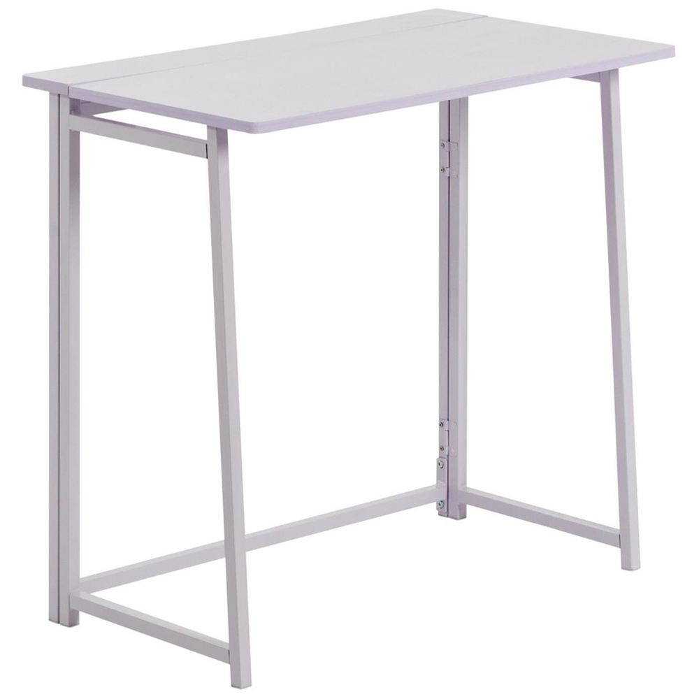 Harbour Housewares Deluxe Wooden Foldable Laptop Desk Lilac Image 2