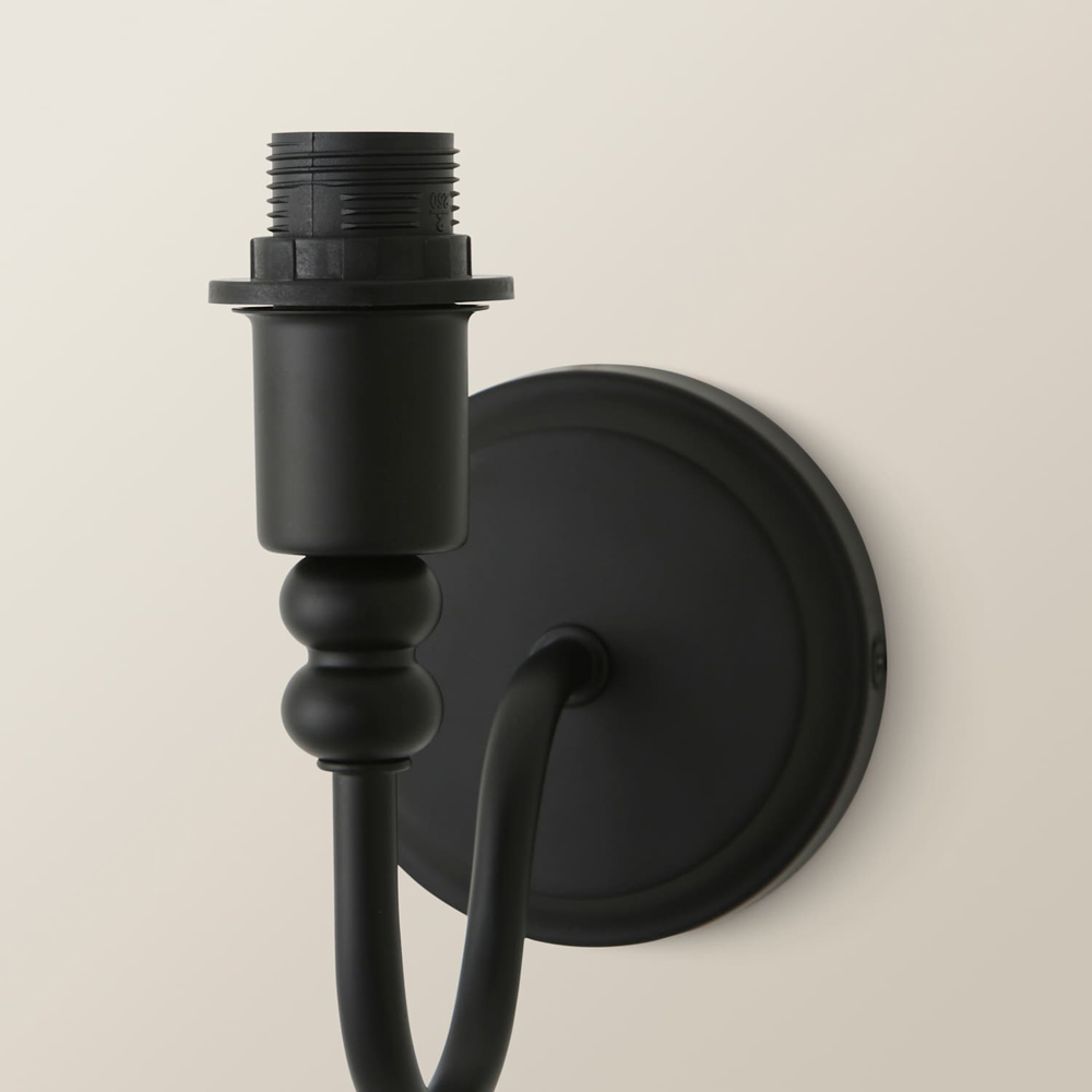 ValueLights Binky Black Rechargeable Wall Light Base with Bulb 2 Pack Image 3