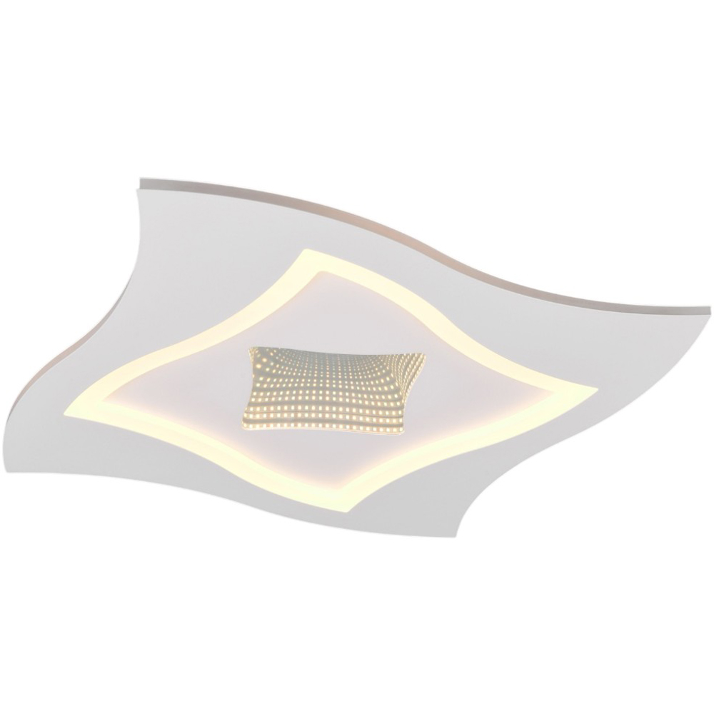 TRIO Klint Matt White LED Ceiling Light Image 1