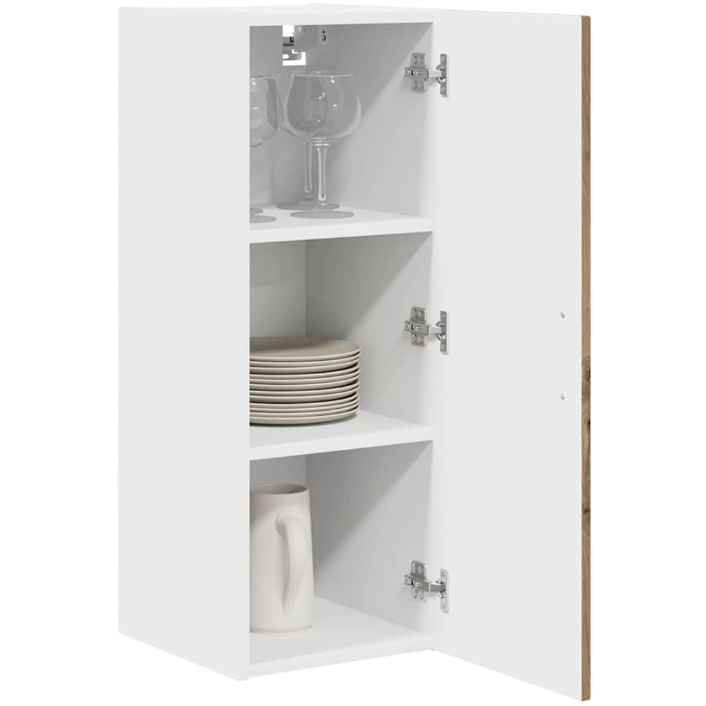 vidaXL Kalmar Single Door Artisan Oak Wall Kitchen Cabinet Image 3