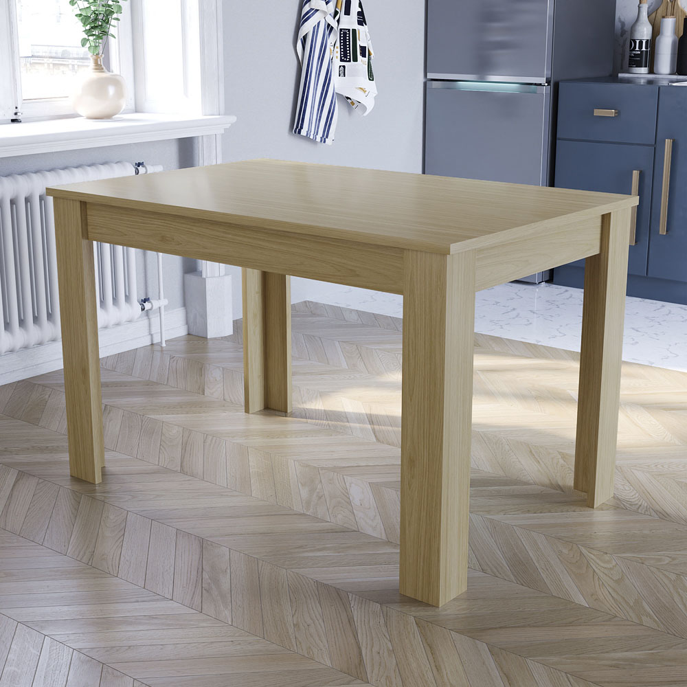 Vida Designs Medina 4 Seater Dining Table Oak Image 6