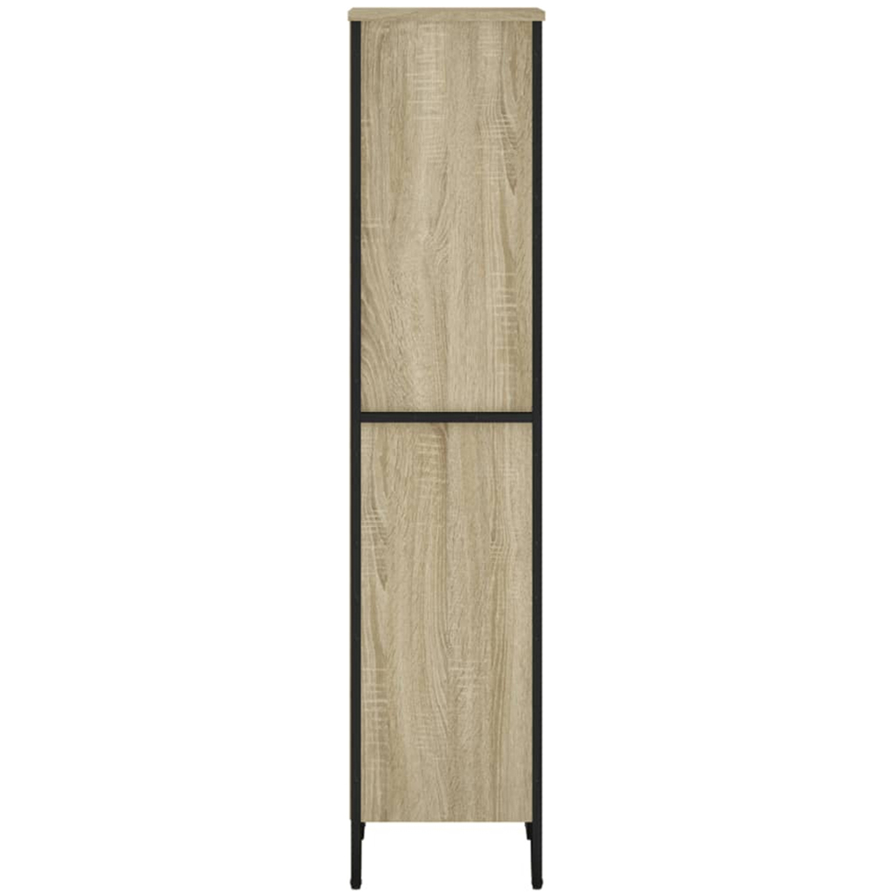 vidaXL 4 Shelf Brown Bookcase Image 5