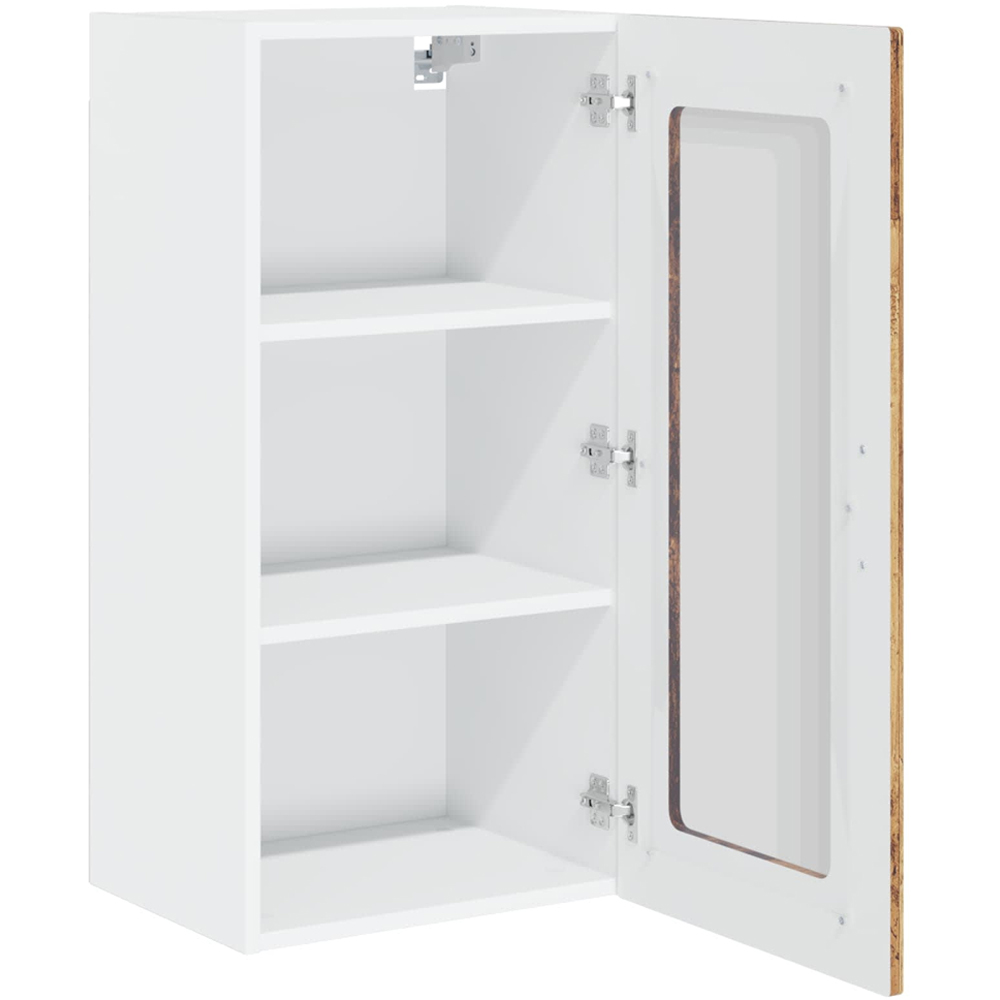 vidaXL Kalmar Single Door Old Wood Wall Kitchen Cabinet Image 5