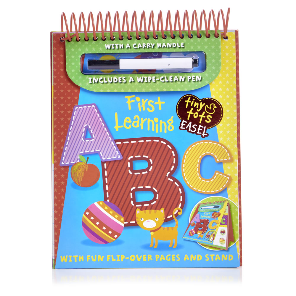 Igloo Tiny Tots  First Learning ABC and 123 Dry Wipe Easel Book Image 1