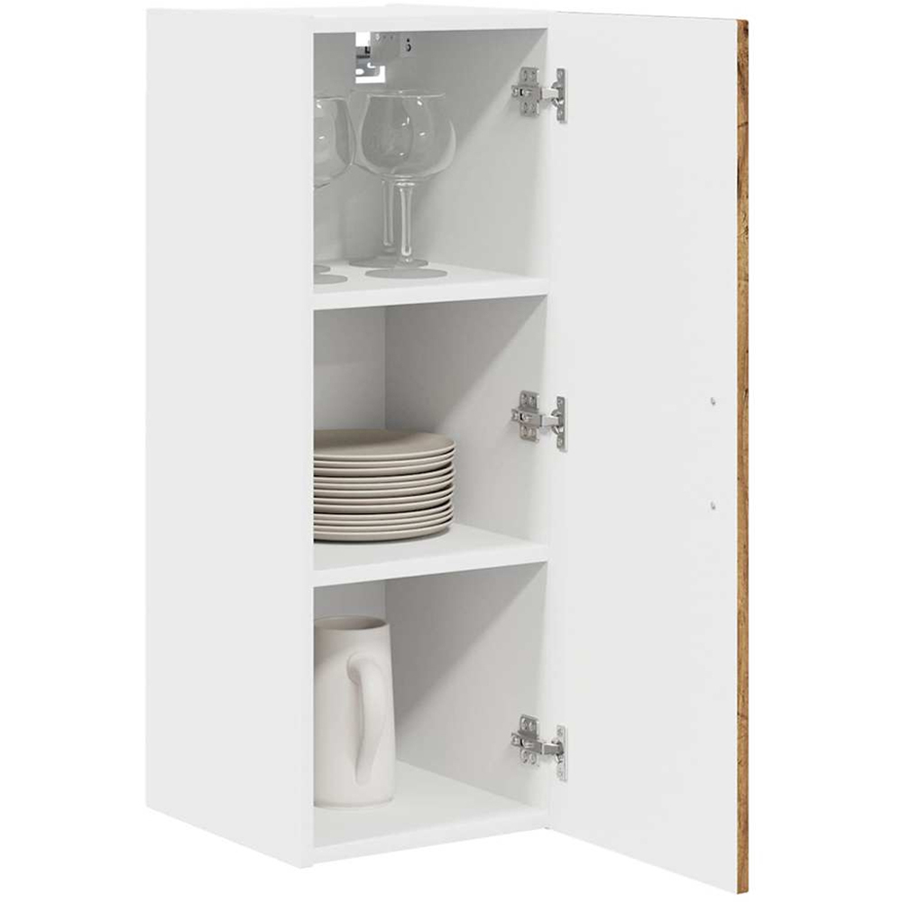 vidaXL Kalmar Single Door Old Wood Wall Kitchen Cabinet Image 3