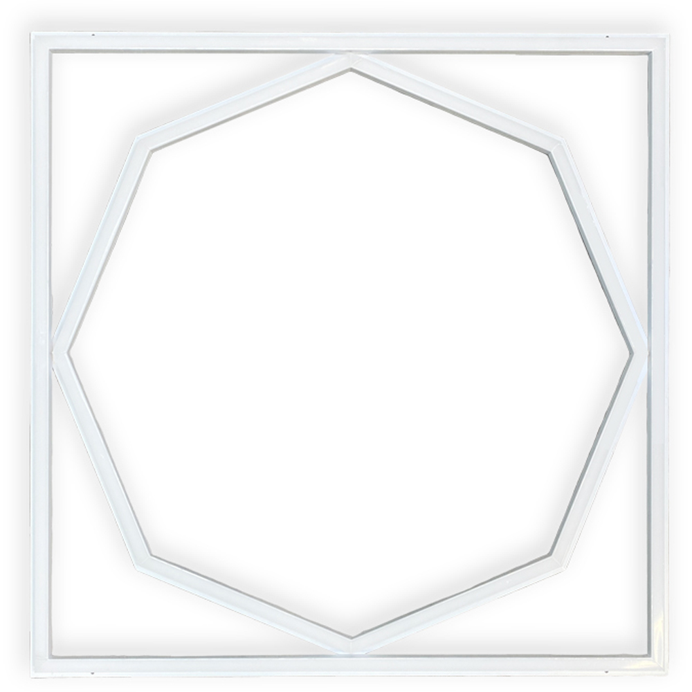 ENER-J 40W 6500K Cool White LED Frame Panel Light 60 x 60cm 2 Pack Image 3