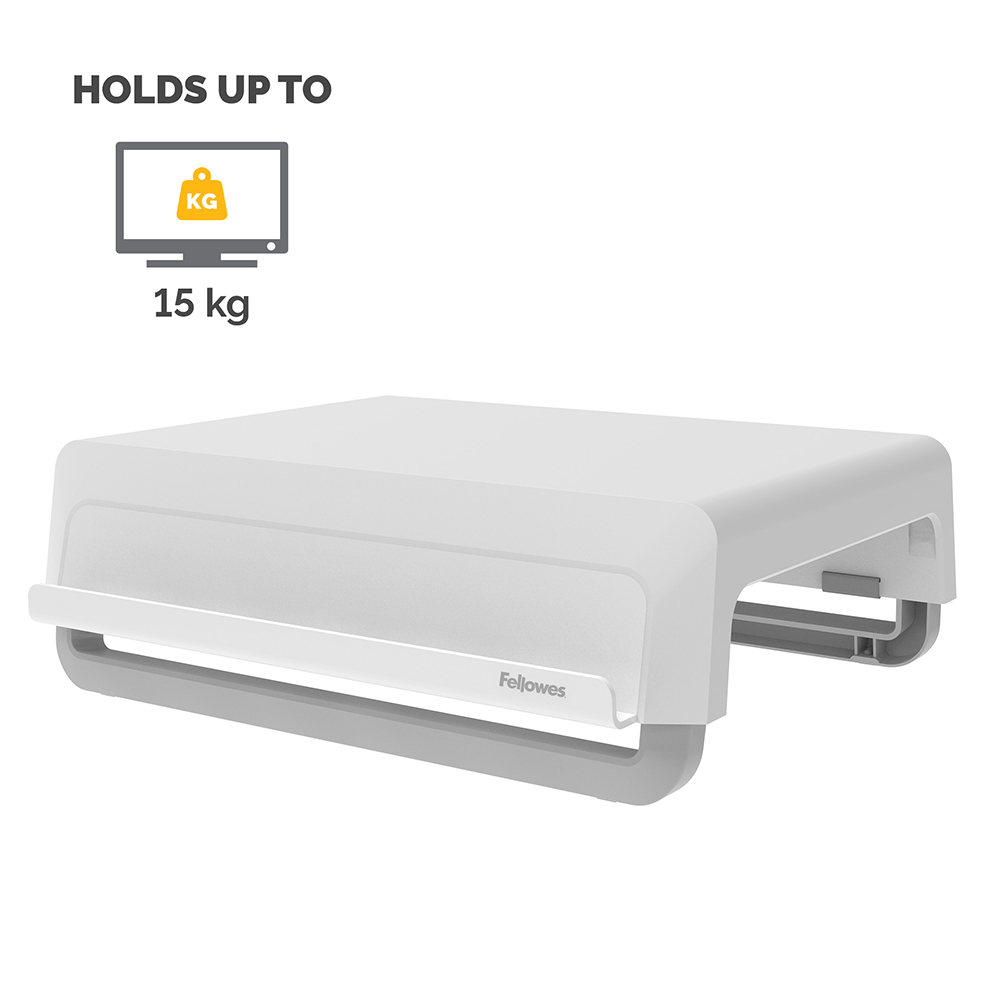 Fellowes Breyta White Monitor Stand Image 3
