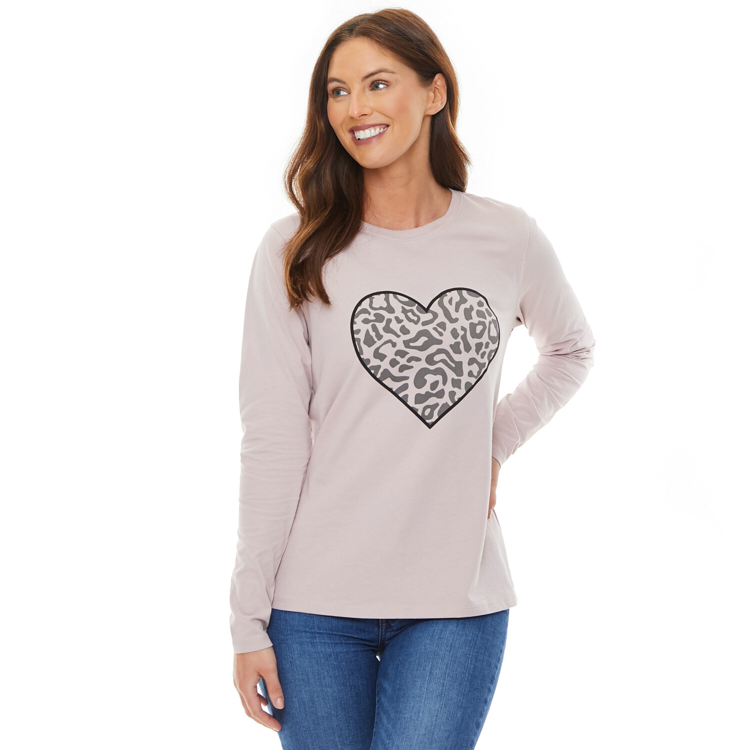 Wild At Heart Ladies T-Shirt - Mauve / 10 Image 2