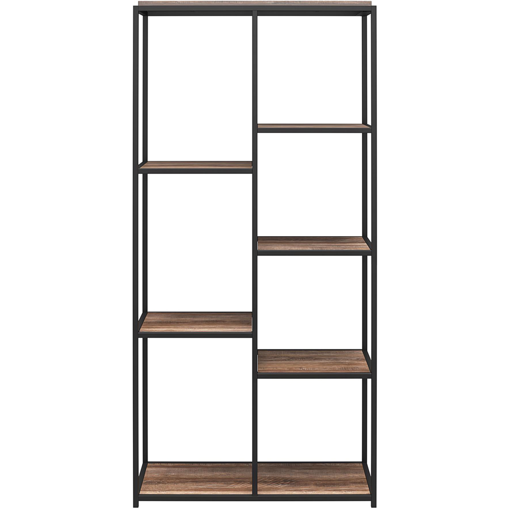 Dorel Quincy 5 Shelf Weathered Oak Bookcase Image 3