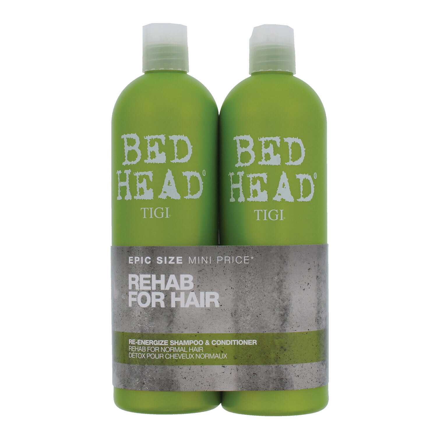 TIGI Bed Head Rehab for Hair Shampoo and Conditioner Set 500ml Image 1