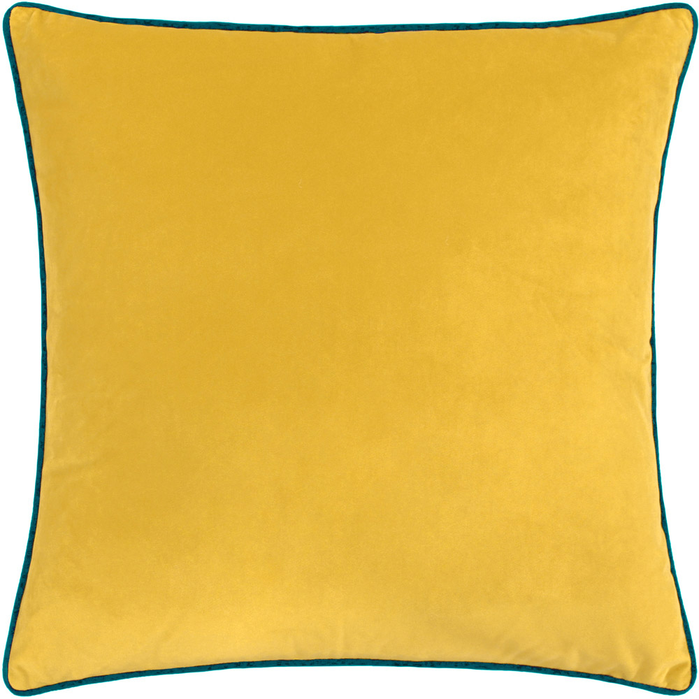 Furn Meridian Cylon and Teal Velvet Cushion 45 x 45cm Image 1