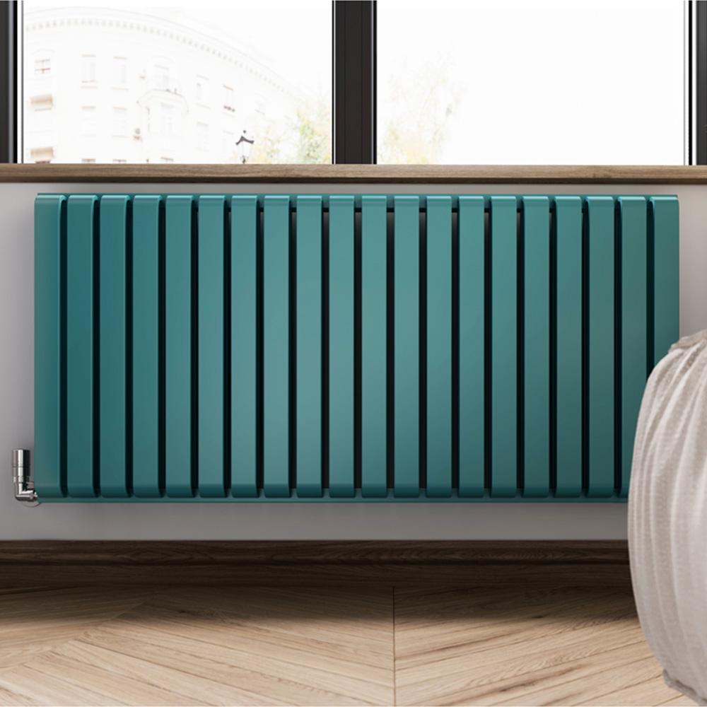 Terma Warp Room 4931 BTU Matt Teal Radiator 630 x 1305mm Image 7