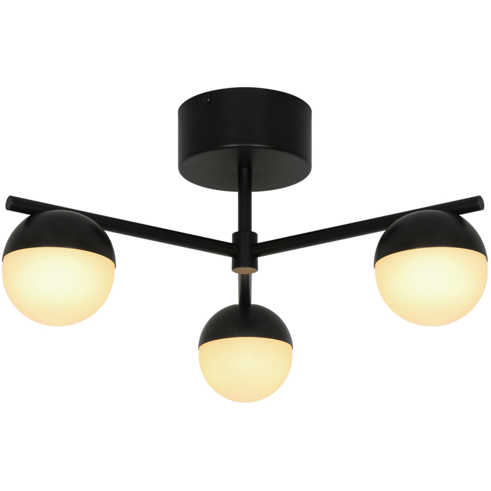 Nordlux Contina 3-Head Black Ceiling Light Image 1