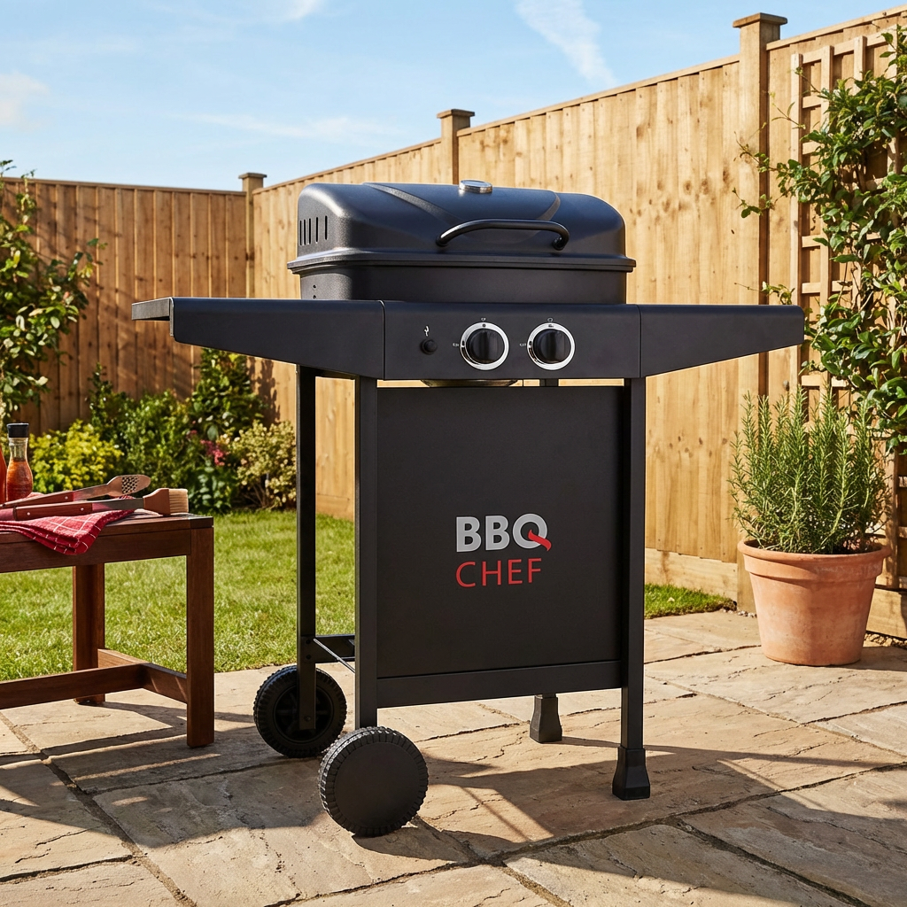 Charleston Black 2 Burner Gas BBQ Image 4