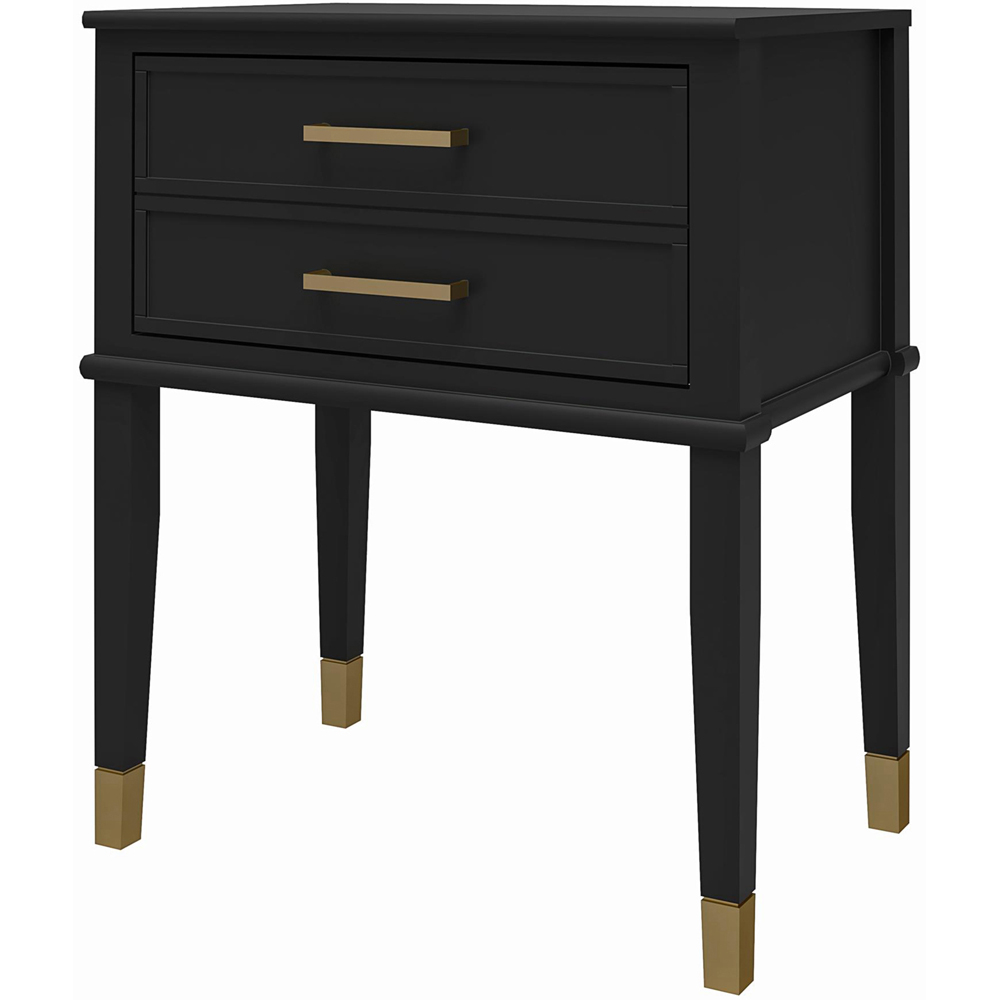 Dorel Home Westerleigh Single Drawer Black End Table Image 5
