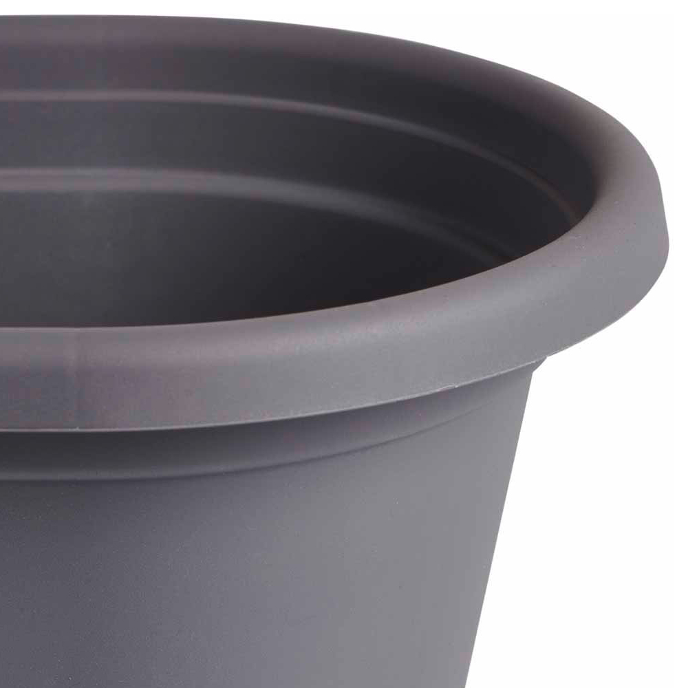 Clever Pots Grey Plastic Long Trough Pot 8L 50cm Image 2