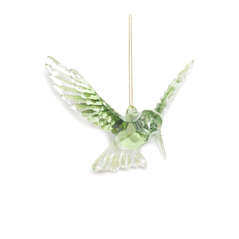 Ombre Green Hummingbird Hanging Decoration Image 3