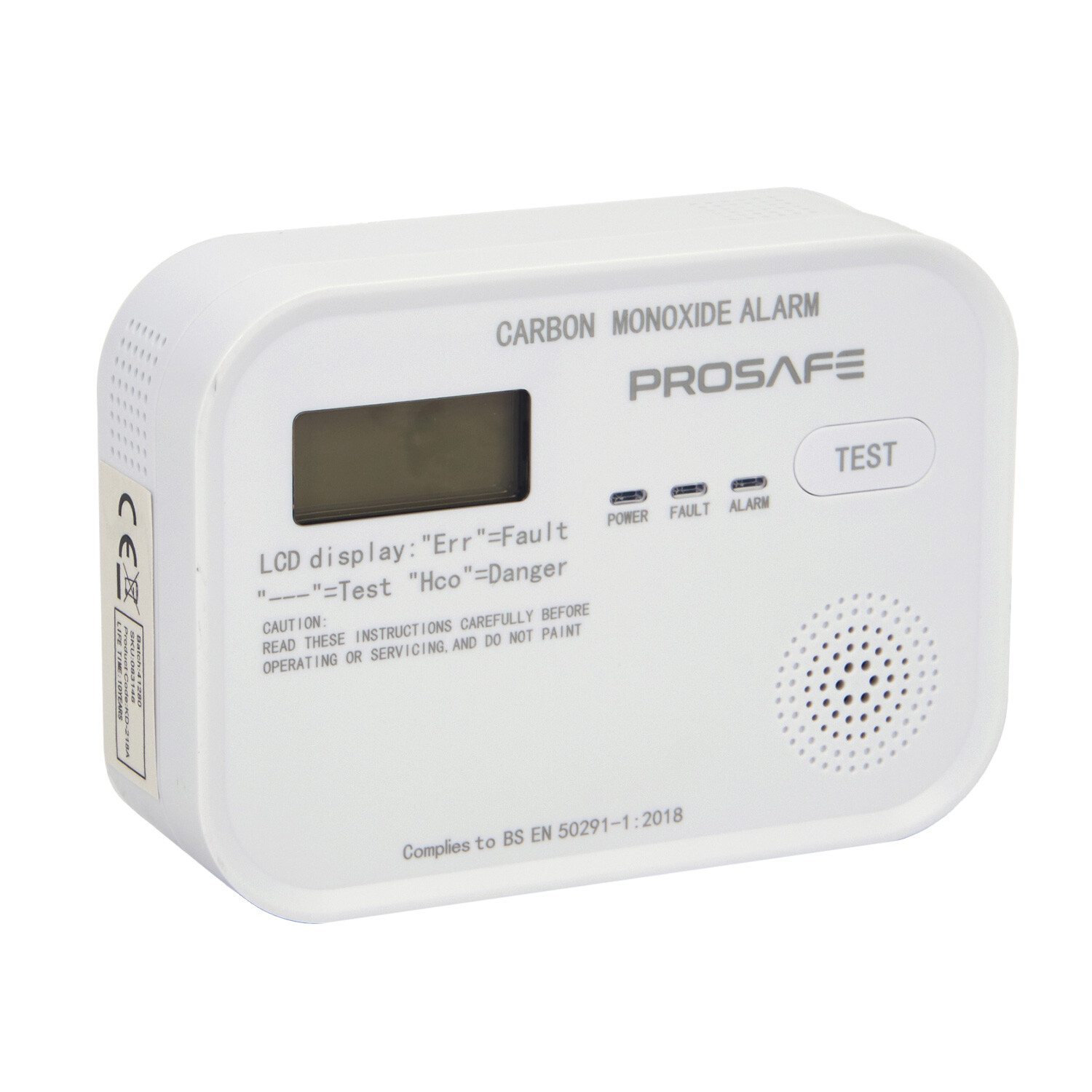 Prosafe Battery Operated Carbon Monoxide Alarm Image 1