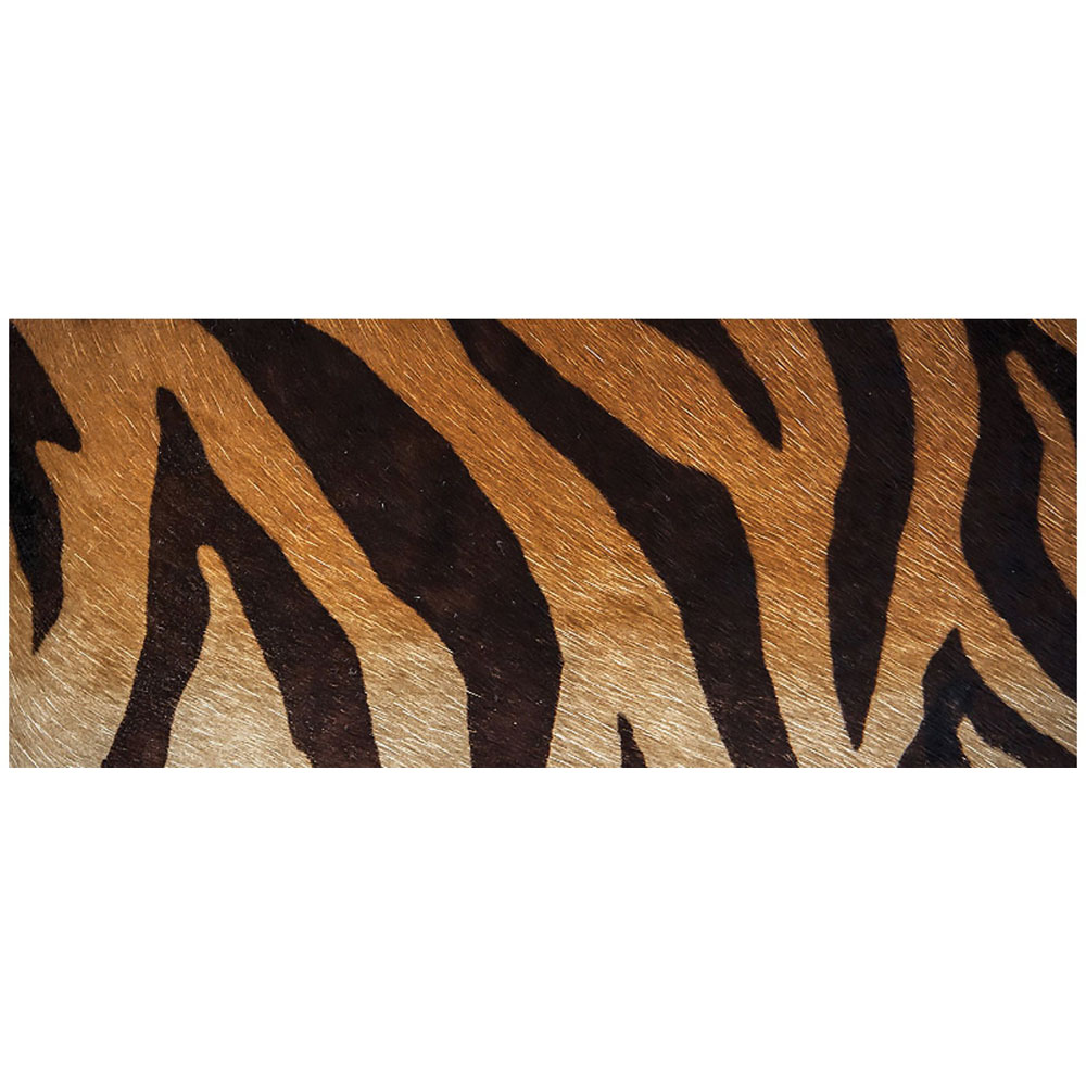 Warren Reed Designer Tiger Skin Print Glass Bathroom Splashback 25 x 60cm Image 2