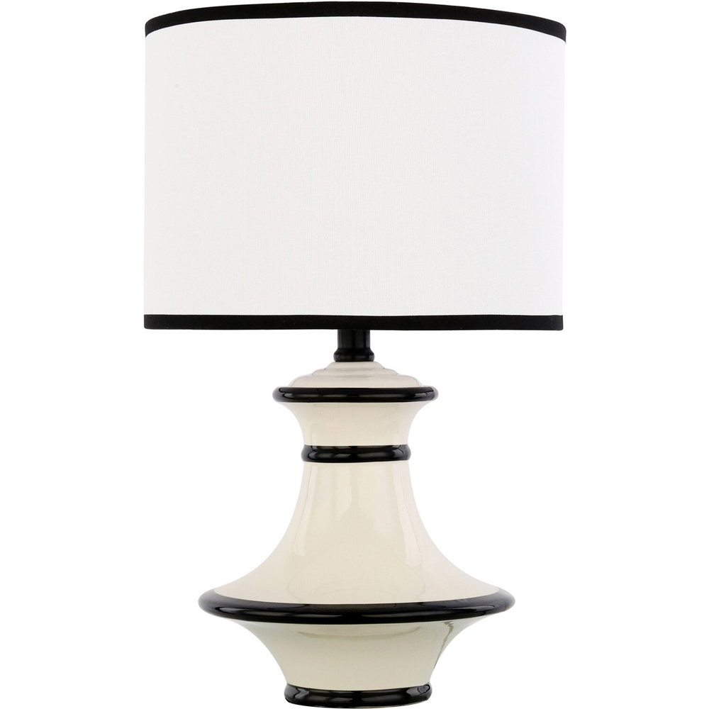 Jayden Ceramic Table Lamp White Image 3