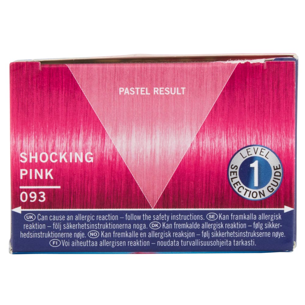 Schwarzkopf LIVE Ultra Brights or Pastel Shocking Pink 093 Semi-Permanent Hair Dye Image 3