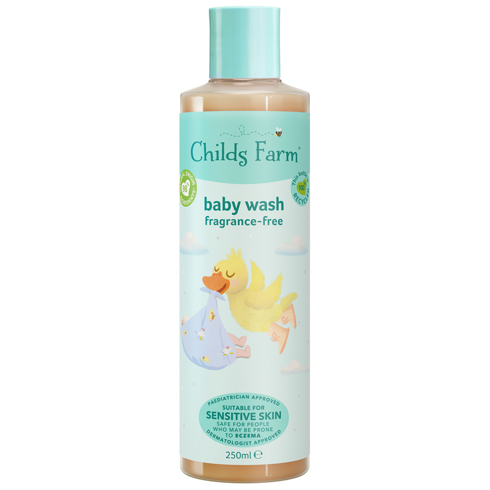 Childs Farm Baby Wash Fragrance Free 250ml Image 1