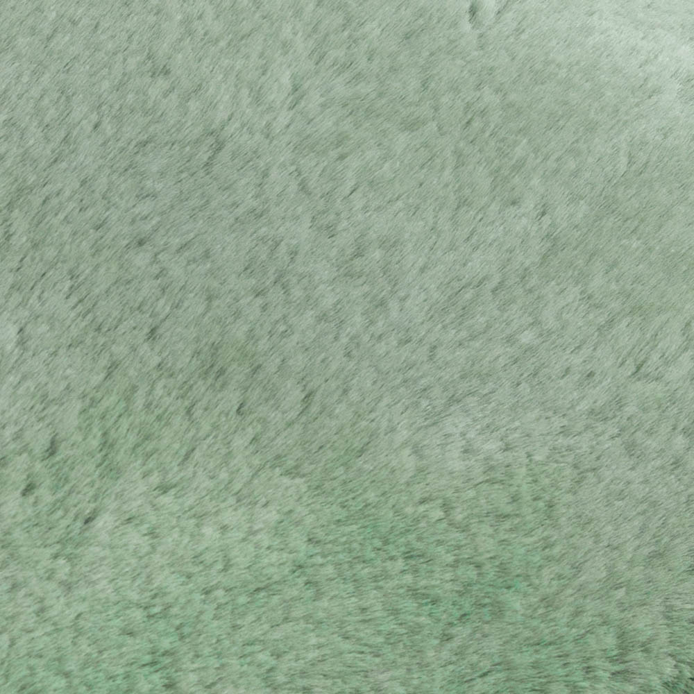 Furn Kallu Frost Green Faux Fur Cushion 45 x 45cm Image 5